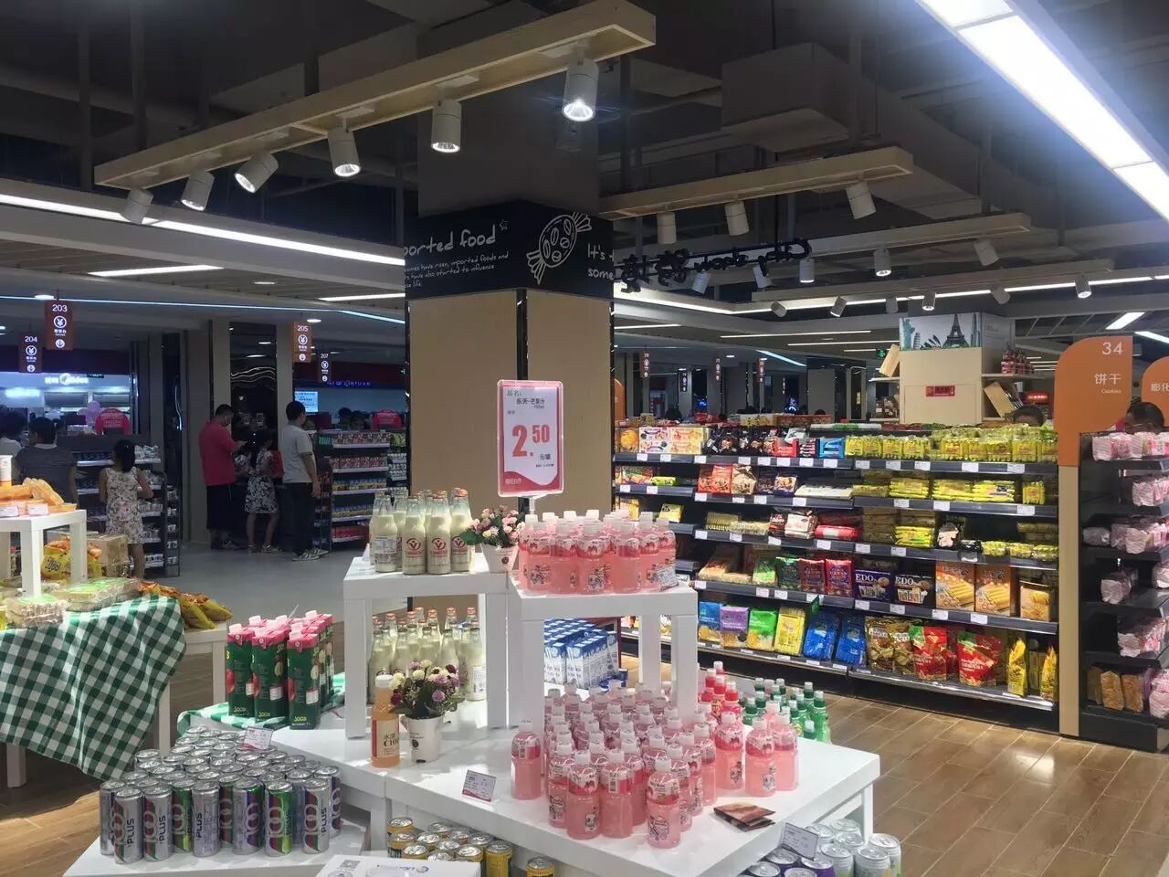 “西”游记之实地调研超市照明新用法