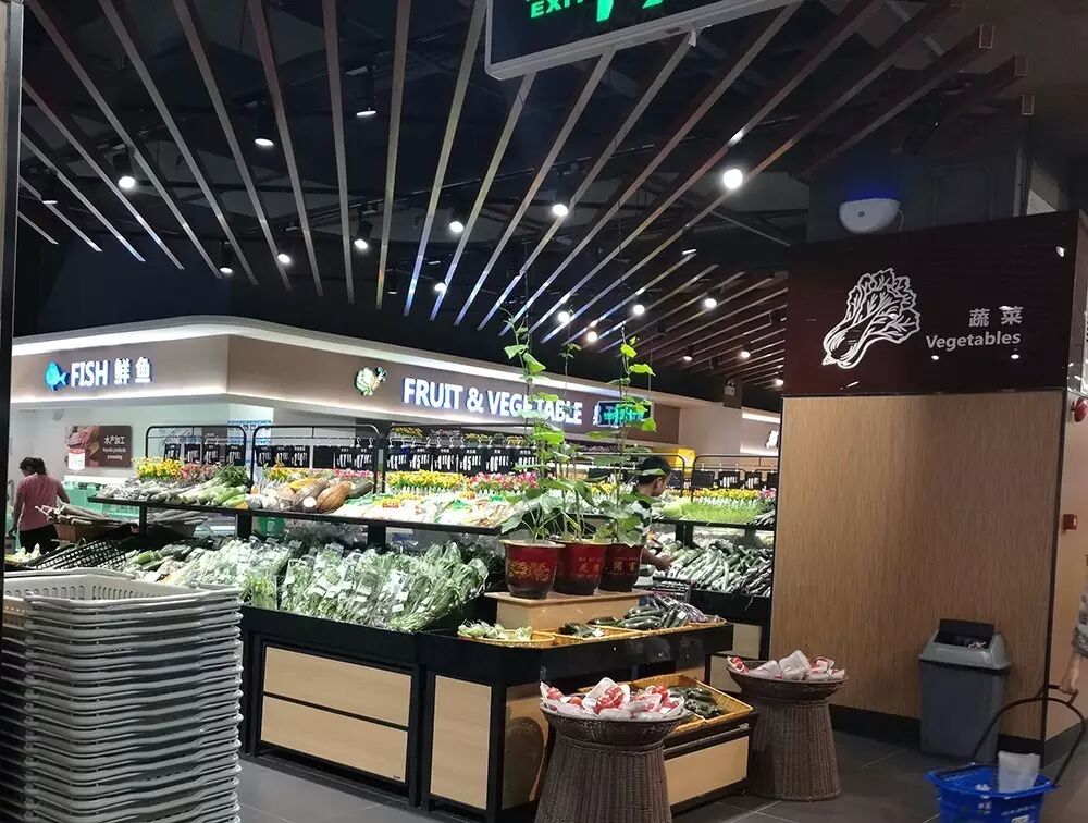 “西”游记之实地调研超市照明新用法