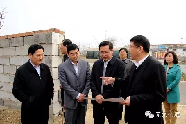 刘涛市长到荆河街道现场调度城建项目