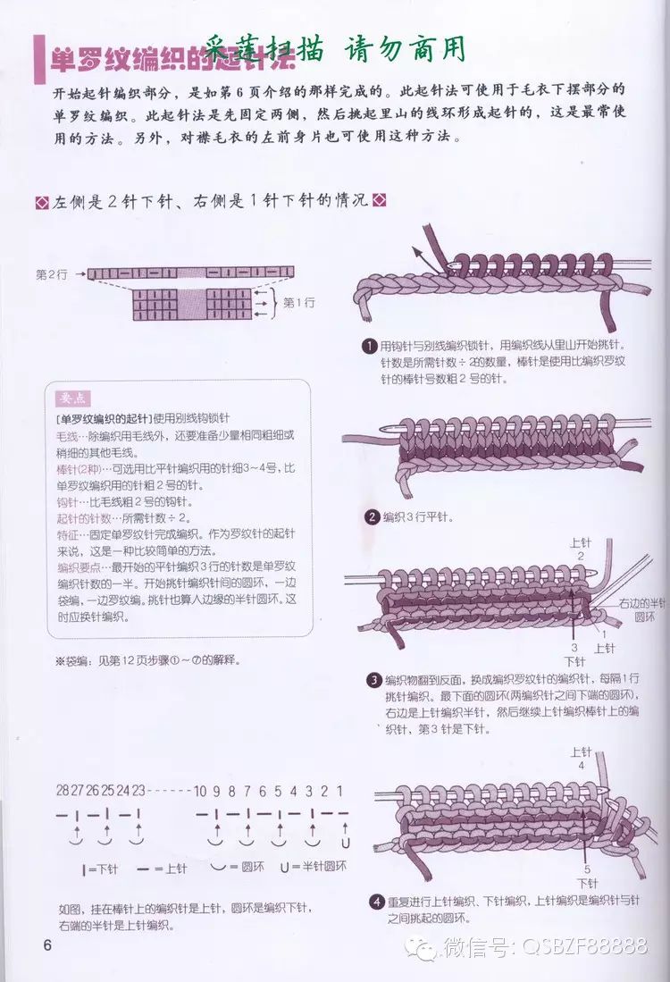 一步一步学织毛衣起针法