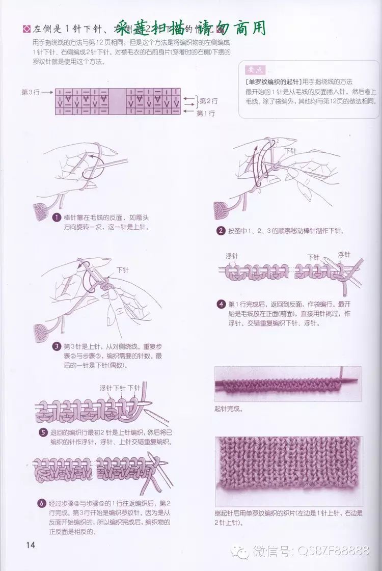 一步一步学织毛衣 起针法【苏州毛线批发联盟】