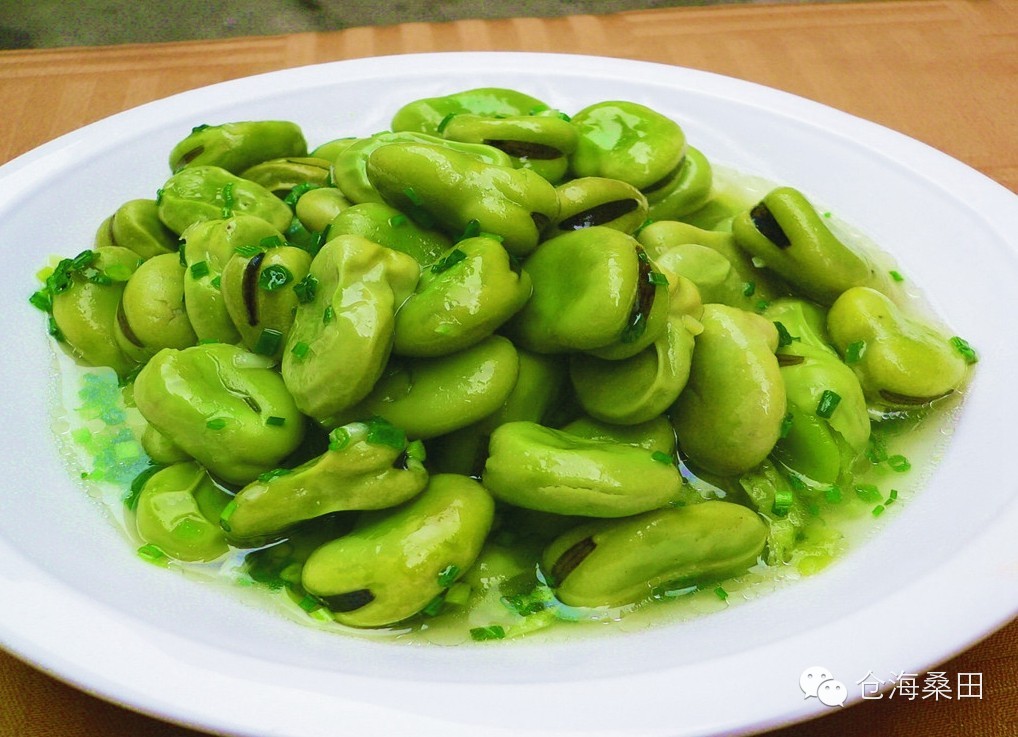 蒜薹炒蚕豆