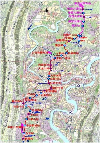 重庆轨道交通1到17号线全知道