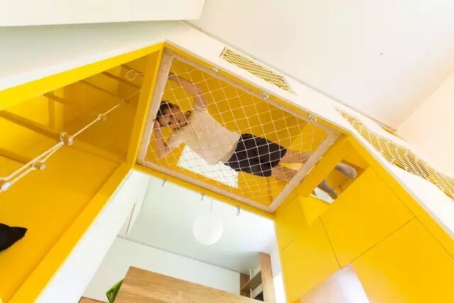 谁说小户型住宅里不能做游乐场，看这个俄罗斯设计师怎么做到的！