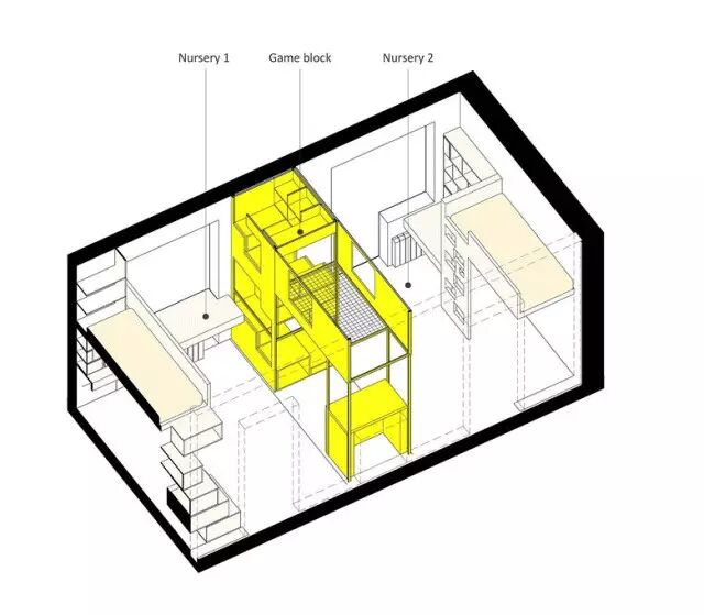 谁说小户型住宅里不能做游乐场，看这个俄罗斯设计师怎么做到的！