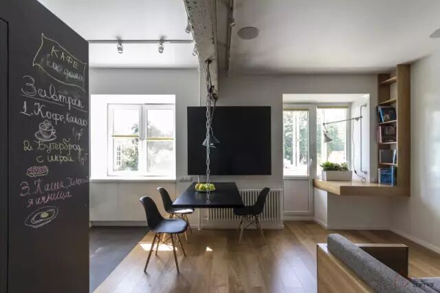 谁说小户型住宅里不能做游乐场，看这个俄罗斯设计师怎么做到的！