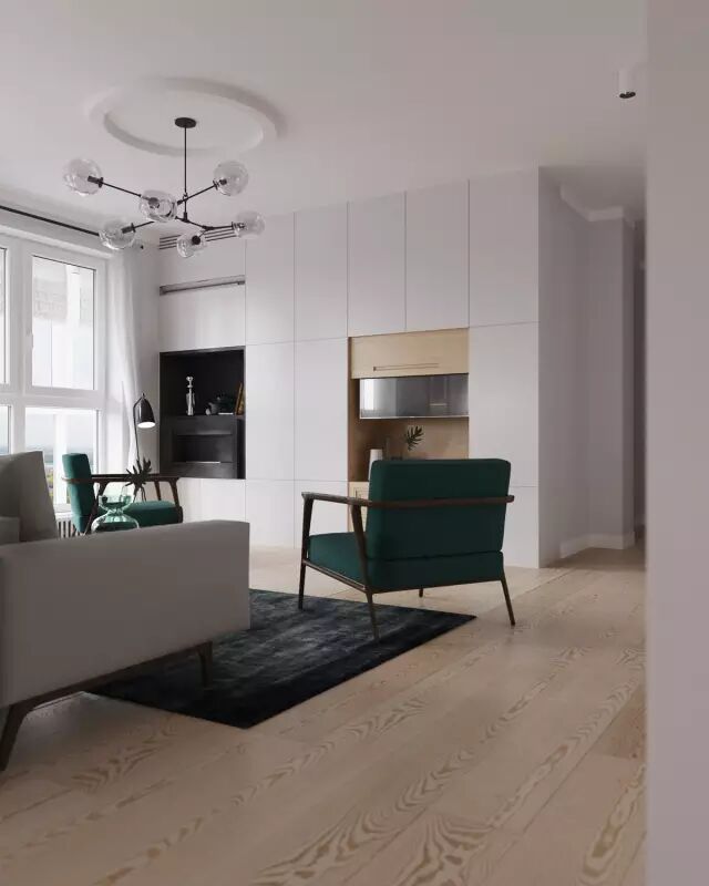 北欧风的居室设计，总能带来一股别致的情调！