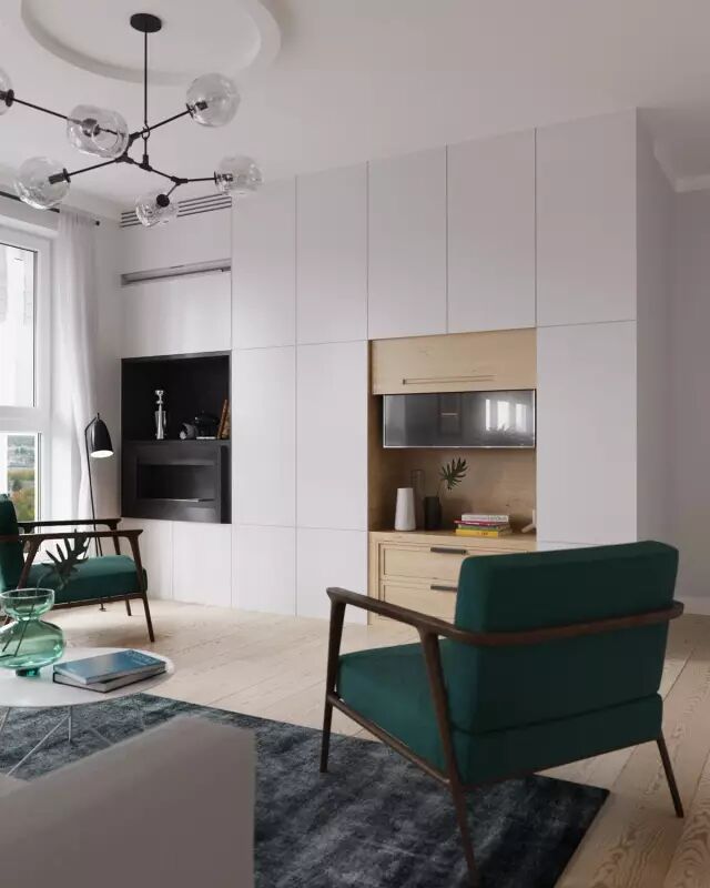 北欧风的居室设计，总能带来一股别致的情调！