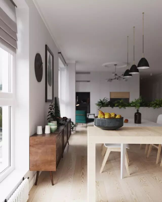 北欧风的居室设计，总能带来一股别致的情调！