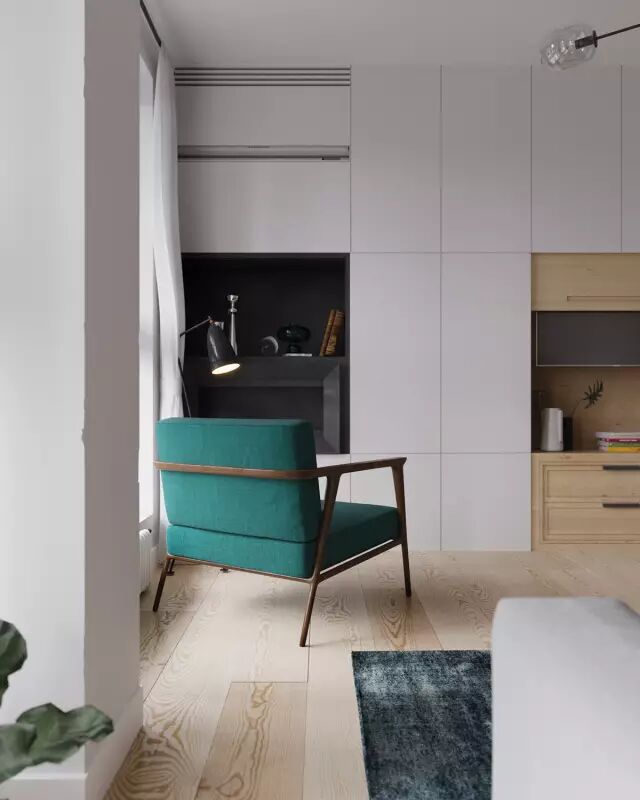 北欧风的居室设计，总能带来一股别致的情调！