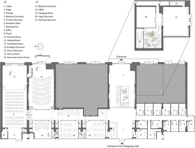 半透明的“室内村落”——保利WeDo教育机构