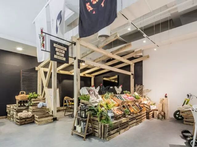 办公总部里的创意“市集”！