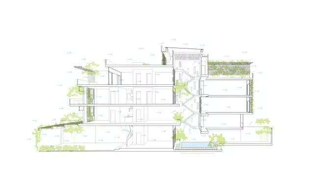 这个越南的狭长居宅，不仅通透明亮而且自然环保！