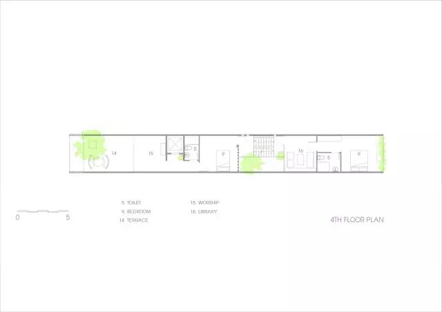 这个越南的狭长居宅，不仅通透明亮而且自然环保！