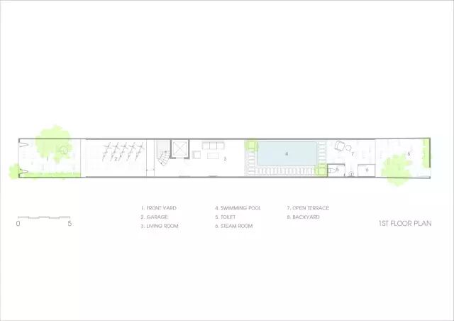 这个越南的狭长居宅，不仅通透明亮而且自然环保！
