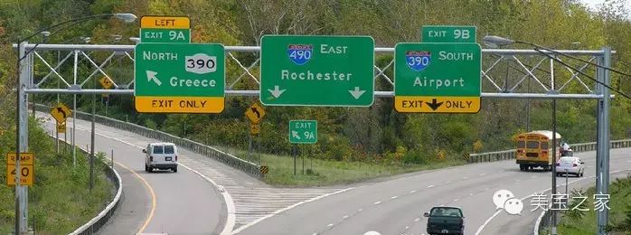 美国的高速公路系统及标示你知道吗