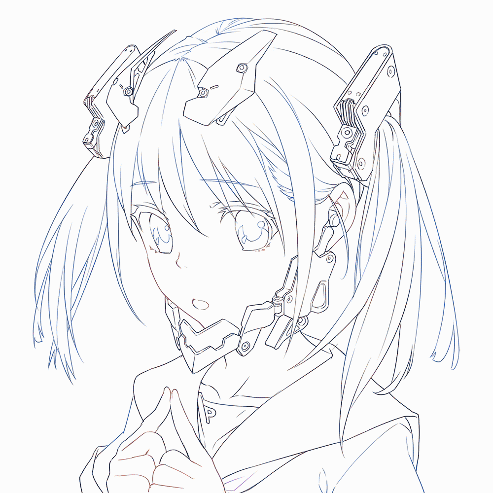 大头mm的过程图