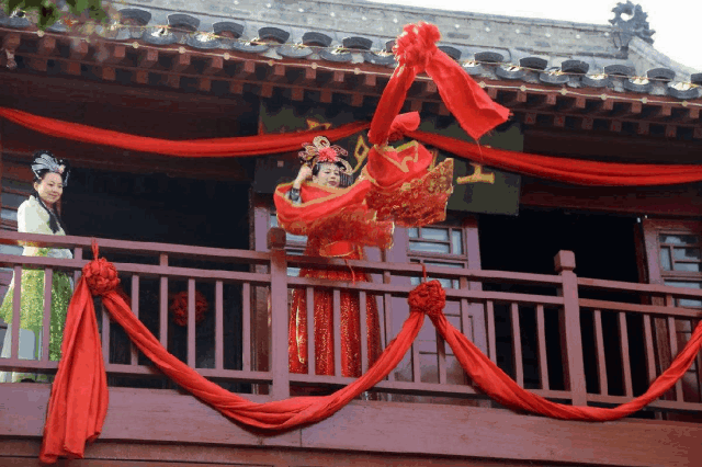 龙员外决定为爱女举办抛绣球招亲 不管你是风雅文人还是富家弟子 或是