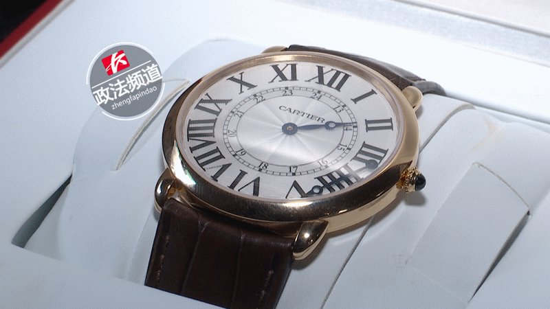　▲指针脱落的卡地亚手表