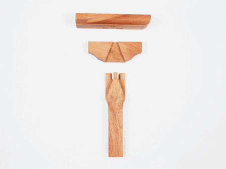 3.云型插肩榫(牙条,牙头分造)2.挖烟袋锅榫1.