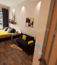 万商国际荣寓●万科百荣●VR样板房更换墙纸