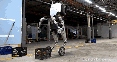 美国领先:Boston Dynamics 超级Atlas雙足機器人 & SpotMini機器狗