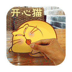 微信热门表情「开心猫」背后创作的故事!