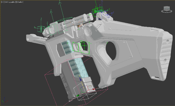 为游戏设计科幻类枪支
