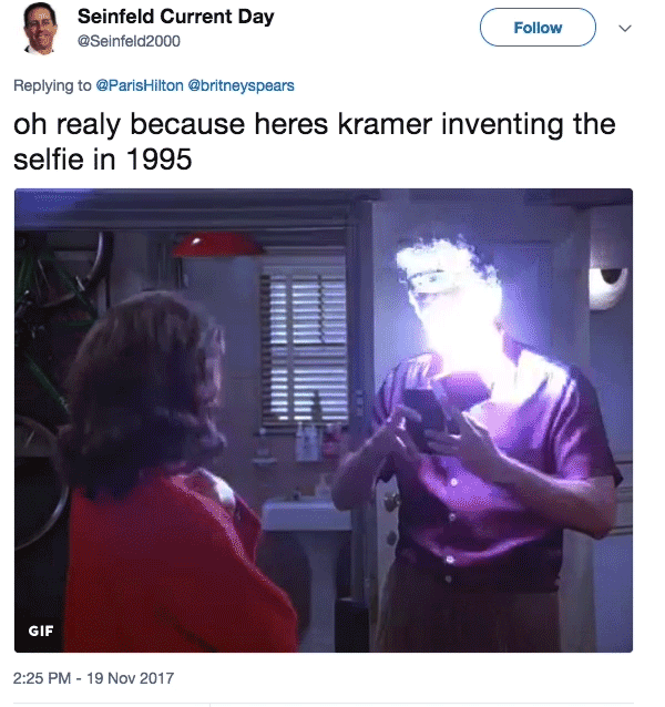 可是1995年的《宋飞传》里克拉默就已经自拍过了呀!