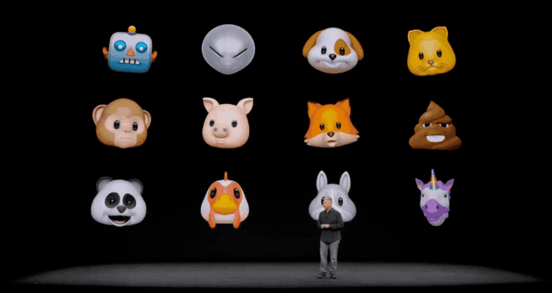 face id ,还有 ios 11 中全新的 3d emoji --- animoji