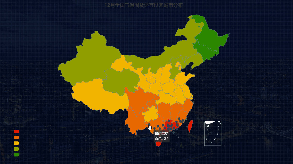 干货|可视化设计:地图四部曲之地图热力 散点