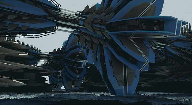 结合2d 3d的震撼场景丨leon tukker场景原画作品欣赏