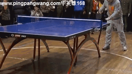 【动图】马琳直拍反手发球,你会吗?