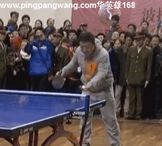 【动图】马琳直拍反手发球,你会吗?