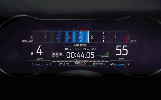 搭载了电磁主动悬挂系统,10at,主动声浪调节,12寸全液晶仪表盘等配置