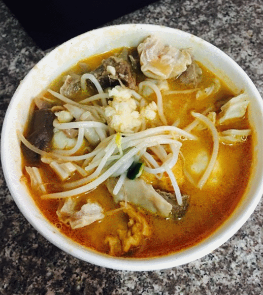 满满一碗配料很足