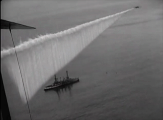 1923年天空之墙分开海洋视频，真是人类干的?不会是外星人吧?
