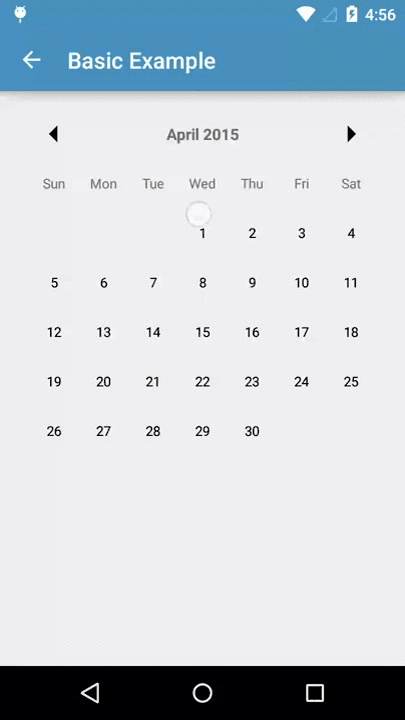 com/traex/calendarlistview 星期视图日历  https://github.