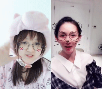 包搭配同款萌的同框 甜美的笑容ctrl c 完美的比心ctrl v (快手id