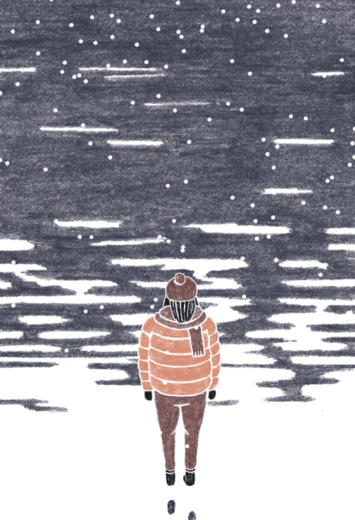 biting 刺骨的,凛冽的 英文释义:a type of cold that feels like it