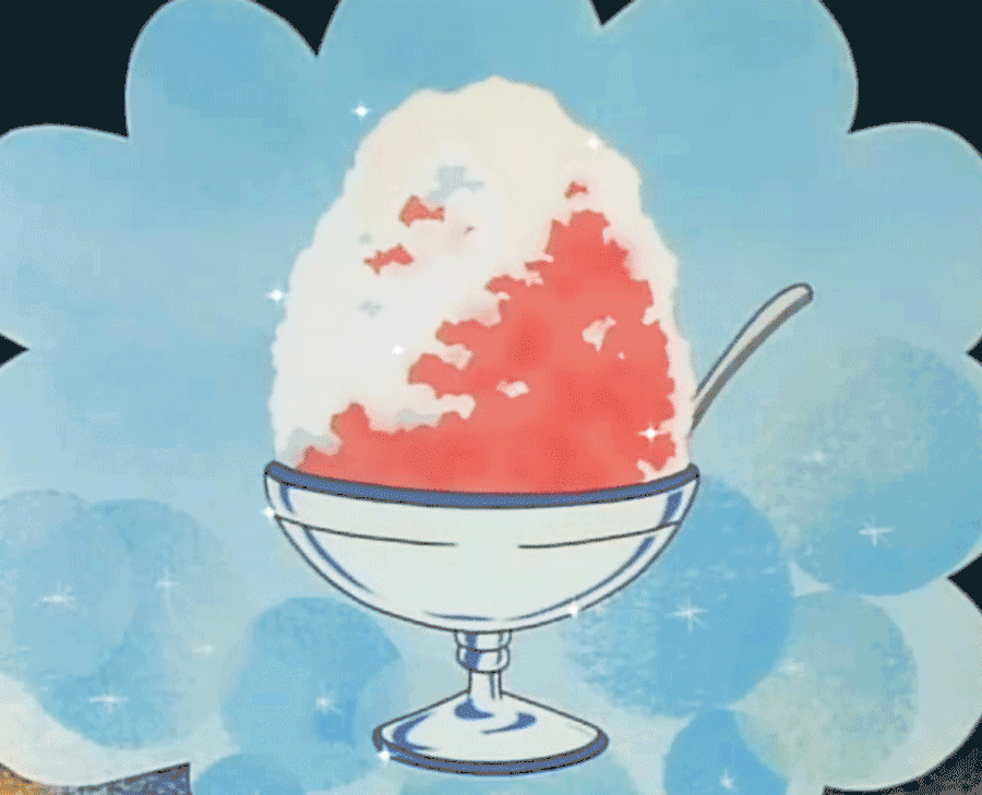 樱桃小丸子的刨冰机,15秒刨出满满一碗冰!