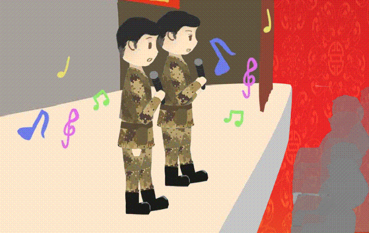 动漫二次元头像分享组,全国官兵大拜年|兵哥哥的过年