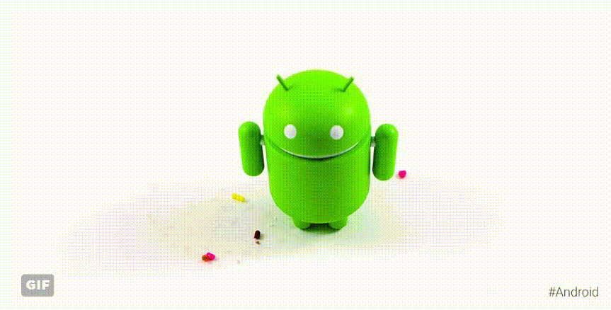 android官推上的机器人小动画