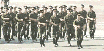 外国男记者偶遇中国三军仪仗队 激动的结巴了