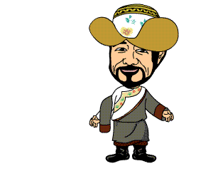 超搞笑大胡子拉巴一家,微信表情祝藏历年扎西德勒!