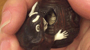 玩根付，讲故事 | 生也情长，死也情长，骨化飞烟不忘