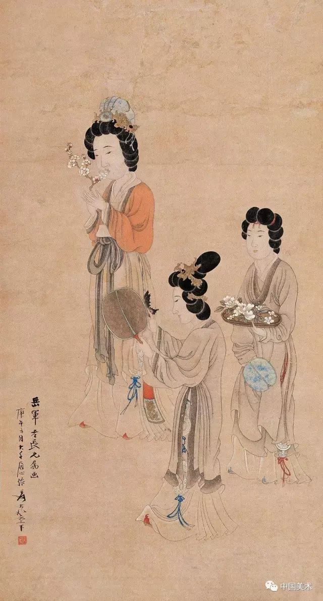 陈老莲  仕女