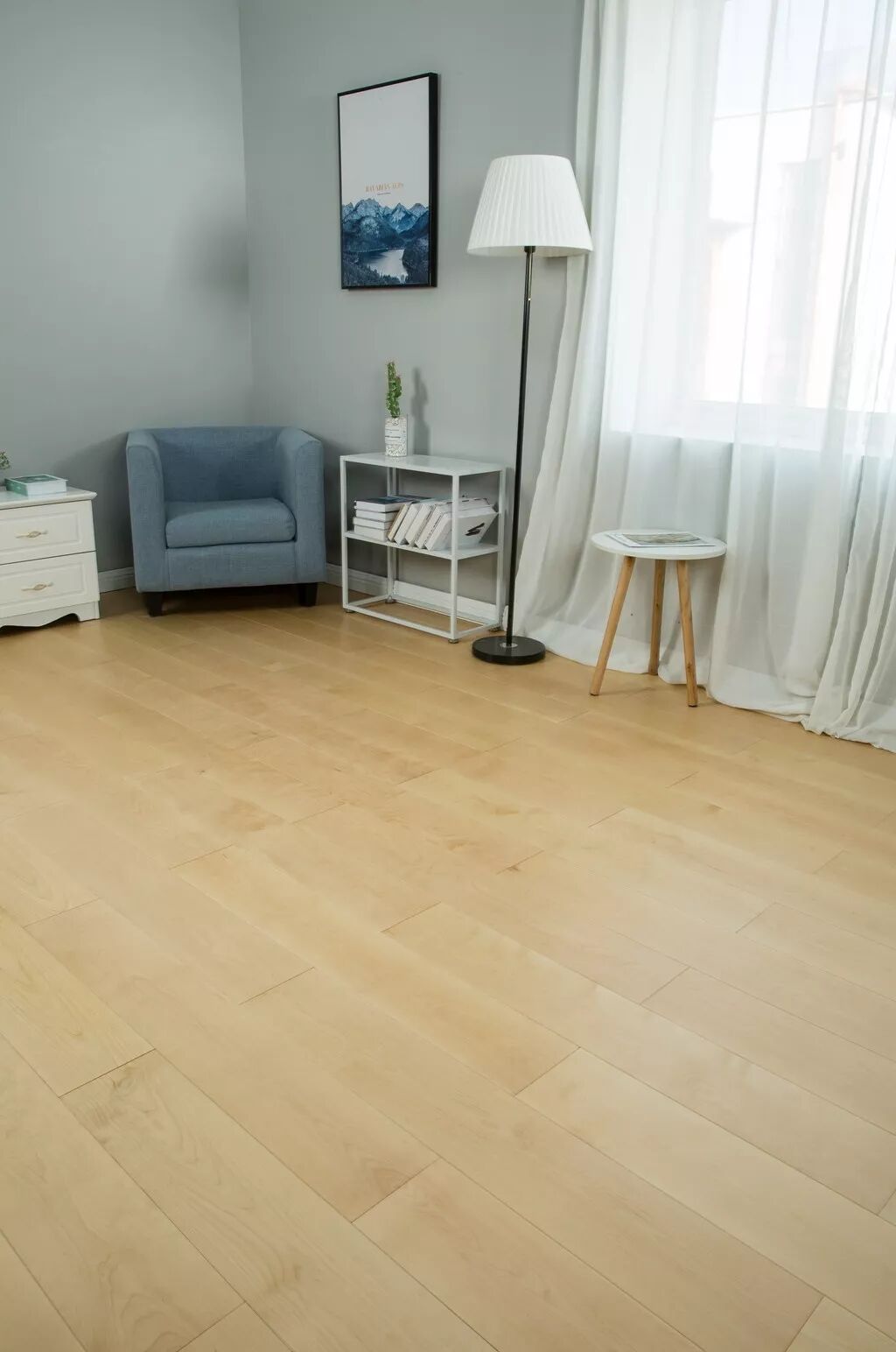 荣臣地板效果图 慕颜麻面系列地板图片_9