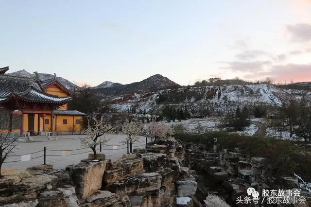 雪后的福山峆垆寺别有一番风光