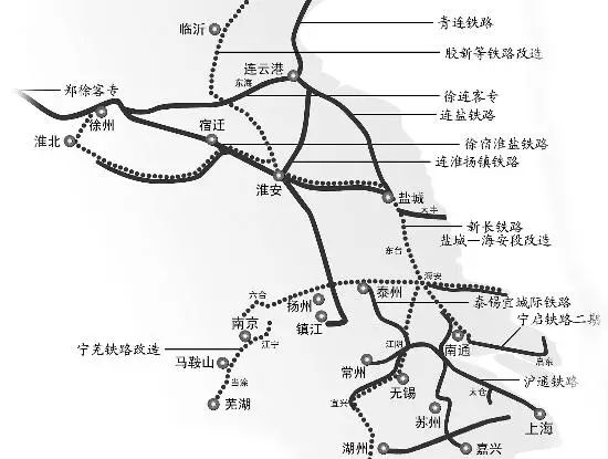 东台,建湖,滨海 响水,阜宁东,大丰等 七个铁路综合枢纽 连云港以 6个图片